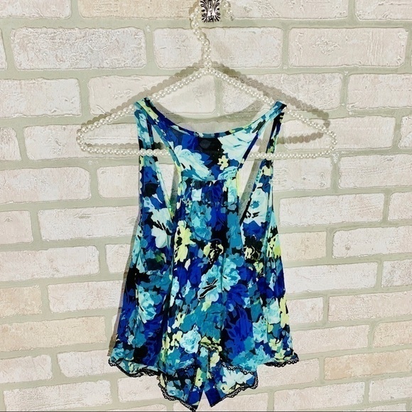 Intimately Free People Blue Floral Layerin… - Picture 7 of 7